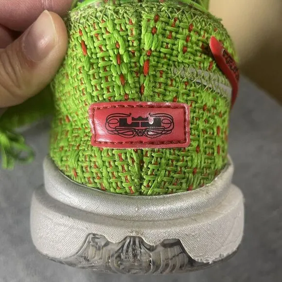 Nike Lebron XX 20 GS Stocking Stuffer Shoes Grinch Youth US 7Y DQ8646-300