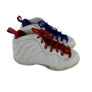 Nike Little Posite One  USA Moon Red White Blue Silver Boys Shoes Size US 2Y