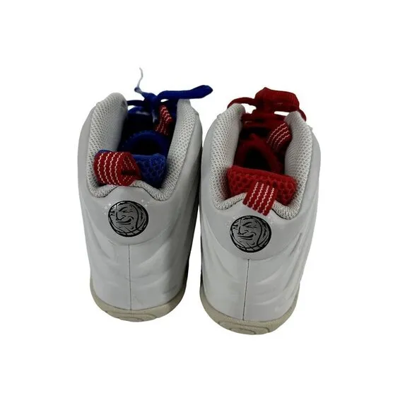 Nike Little Posite One  USA Moon Red White Blue Silver Boys Shoes Size US 2Y