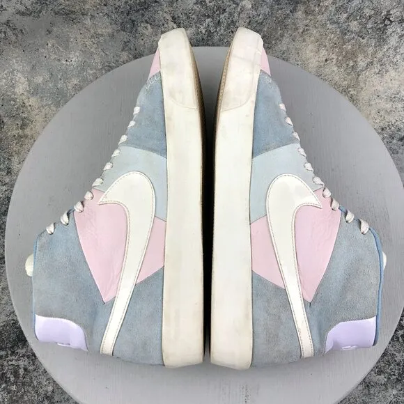 Nike Men's 15 Blazer Royal Easter QS Arctic Pink Grey Purple Sneakers AO2368-600