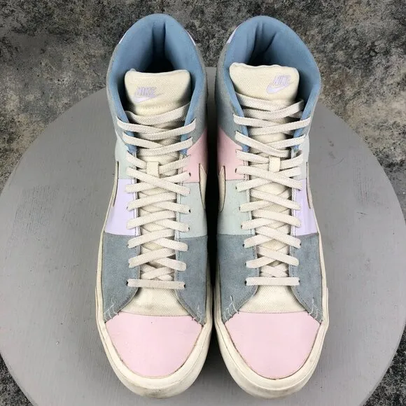 Nike Men's 15 Blazer Royal Easter QS Arctic Pink Grey Purple Sneakers AO2368-600