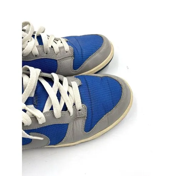 Nike Men's Dunk Low Detroit 2010 318019-400‎ Grey Royal Size 9.5