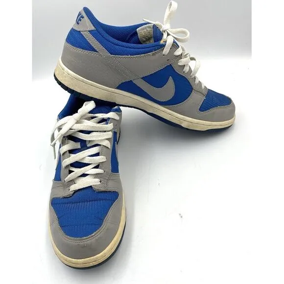 Nike Men's Dunk Low Detroit 2010 318019-400‎ Grey Royal Size 9.5
