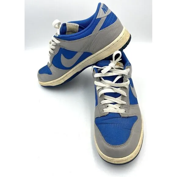 Nike Men's Dunk Low Detroit 2010 318019-400‎ Grey Royal Size 9.5