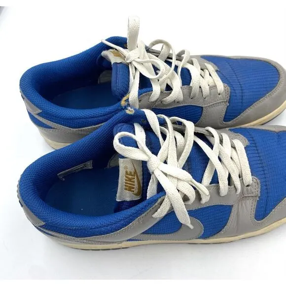 Nike Men's Dunk Low Detroit 2010 318019-400‎ Grey Royal Size 9.5