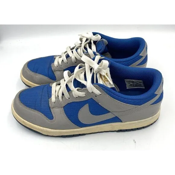 Nike Men's Dunk Low Detroit 2010 318019-400‎ Grey Royal Size 9.5