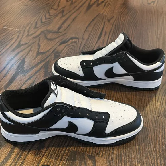 Nike Men’s Dunk Low Retro Casual Shoes Sneakers Black/White/Black Size 11 New