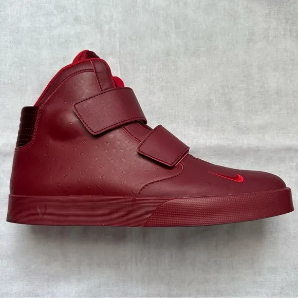 Nike Mens Flystepper 2K3 Red High Top Basketball Shoes Sneakers Size 11