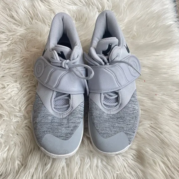 Nike Mens KD Trey 5 AA7067-100 Gray Basketball Shoes Sneakers Wolf Grey Size 8