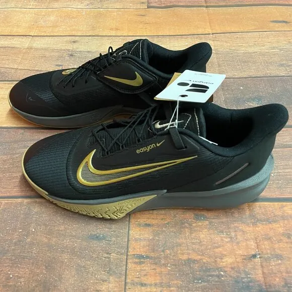 Nike Men's Precision VII Easyon &quot;Black/Gold&quot; Basketball Shoes