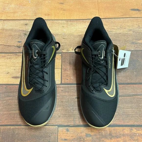 Nike Men's Precision VII Easyon &quot;Black/Gold&quot; Basketball Shoes