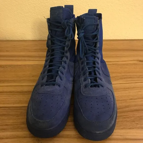 Nike Mens SF Air Force 1 High Game Royal Boots Shoes Special Field AF1 Size 10.5