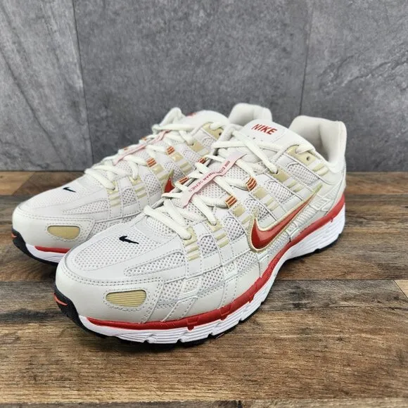 Nike P-6000 Size 13 Mens Phantom Dragon Red White Black Casual Shoes Sneakers