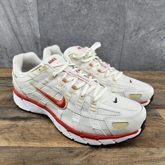 Nike P-6000 Size 13 Mens Phantom Dragon Red White Black Casual Shoes Sneakers