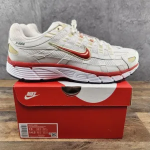 Nike P-6000 Size 13 Mens Phantom Dragon Red White Black Casual Shoes Sneakers