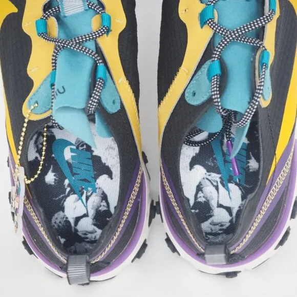 Nike React Element 55 PRM Black Teal Sneakers Women Running Size 7.5