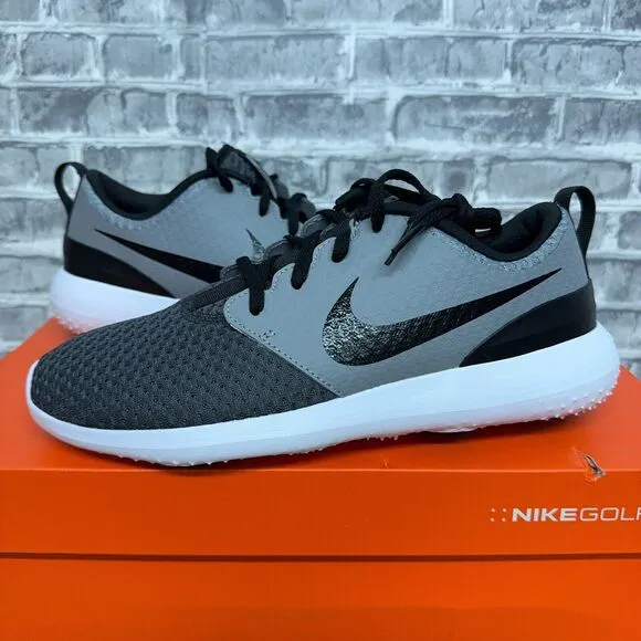 Nike Roshe G Jr Anthracite Grey‎ White Golf Shoes 909250-006 Youth Size 7Y New