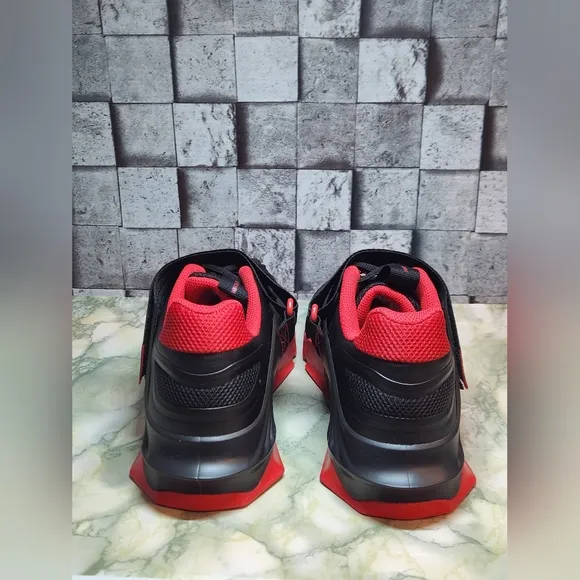 Nike Savaleos V02 Black Red White Weightlifting Shoes Size 10
