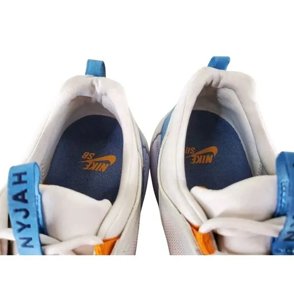 Nike SB Shoes Nyjah Free 2 Huston Dutch Navy Sunset Orange Mens 8.5 BV2078-402