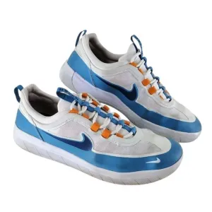 Nike SB Shoes Nyjah Free 2 Huston Dutch Navy Sunset Orange Mens 8.5 BV2078-402