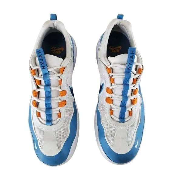 Nike SB Shoes Nyjah Free 2 Huston Dutch Navy Sunset Orange Mens 8.5 BV2078-402