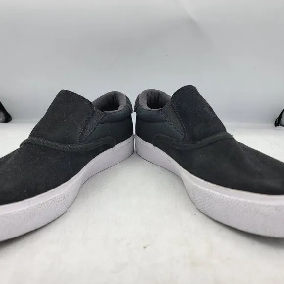 Nike SB Zoom Verona Kids 4 Black Slip On Loafer Sneakers Shoes Casual CZ2373-001