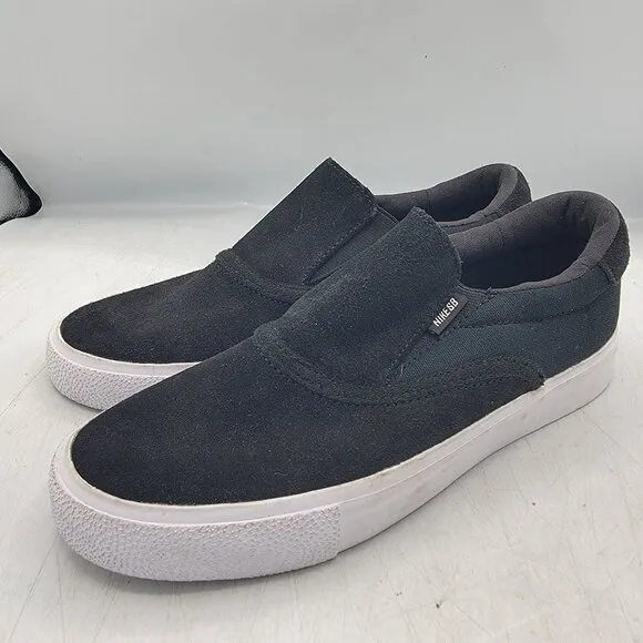 Nike SB Zoom Verona Kids 4 Black Slip On Loafer Sneakers Shoes Casual CZ2373-001