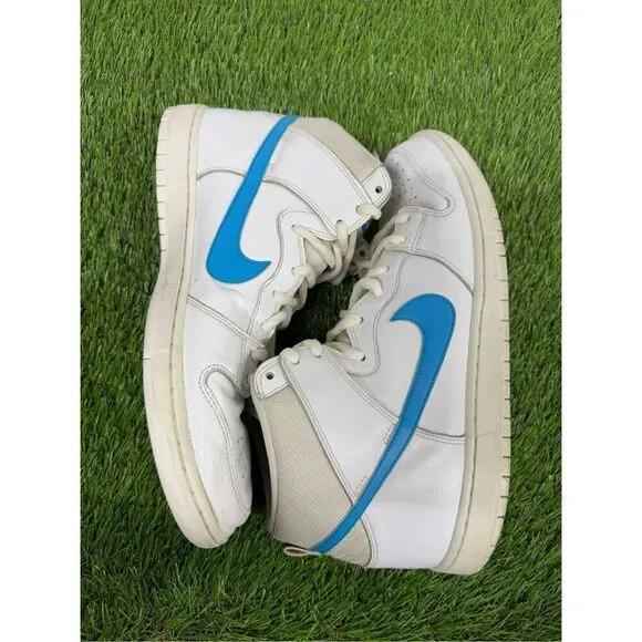 Nike SB Dunk High Richard Mulder UNC White Blue Shoes Men’s Size 13 881758-141