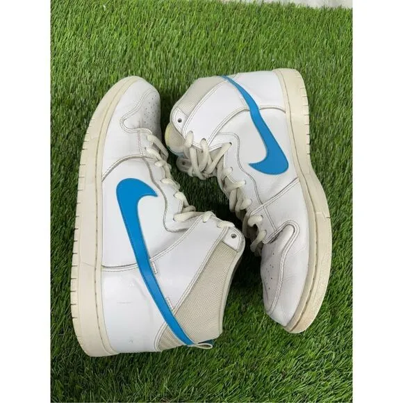 Nike SB Dunk High Richard Mulder UNC White Blue Shoes Men’s Size 13 881758-141