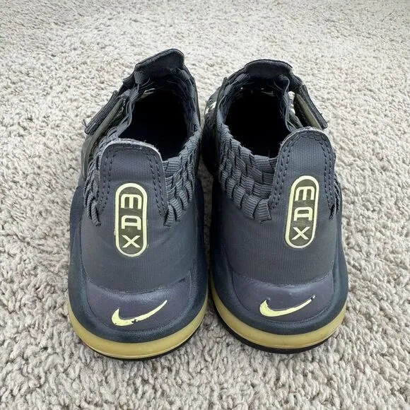 Nike Shoes Air Max Sphere Vintage Women's 6.5 Woven Huarache Grey Yellow Sneaker