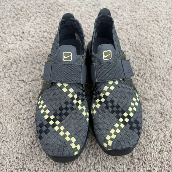 Nike Shoes Air Max Sphere Vintage Women's 6.5 Woven Huarache Grey Yellow Sneaker