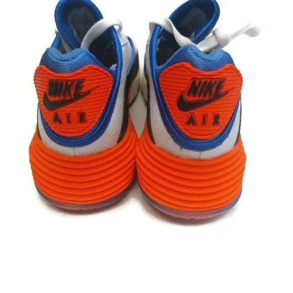 Nike Size 4.5Y Womens 6 Air Max 2090 EOI (GS) CW1650-100 Summit White Sapphire