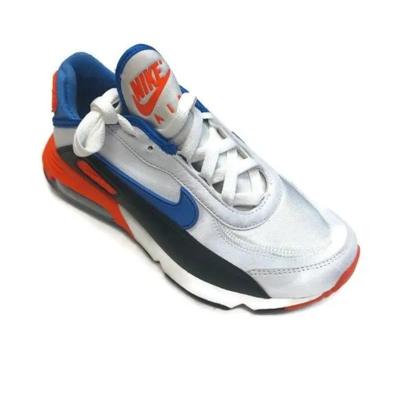 Nike Size 4.5Y Womens 6 Air Max 2090 EOI (GS) CW1650-100 Summit White Sapphire