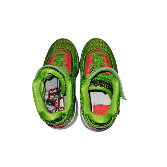 Nike TD Lebron XX shoe Green Apple silver Stocking Stuffer 11c (DQ8649-300)