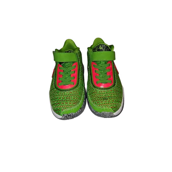 Nike TD Lebron XX shoe Green Apple silver Stocking Stuffer 11c (DQ8649-300)