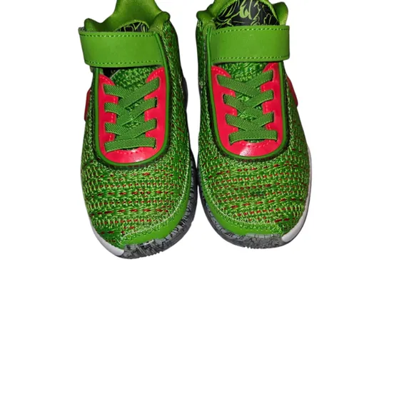 Nike TD Lebron XX shoe Green Apple silver Stocking Stuffer 11c (DQ8649-300)