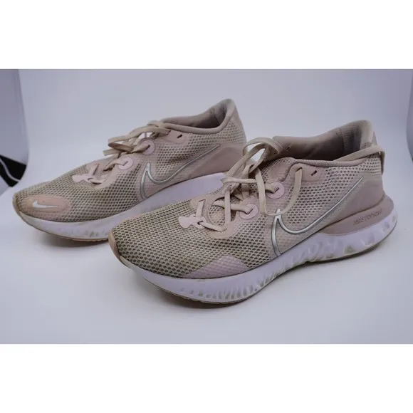 Nike Womens Renew Run Running Shoes Pink Size 11.5