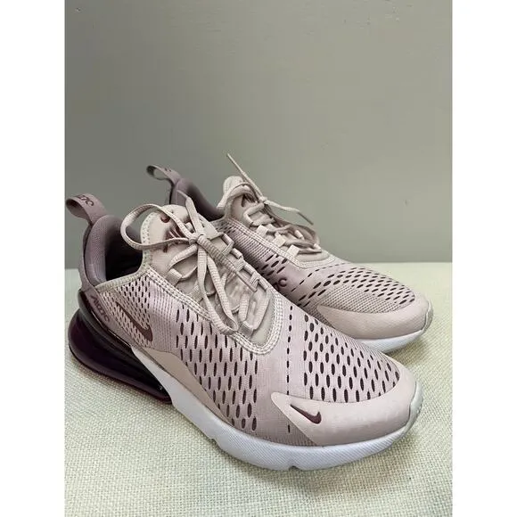 Nike Women's Size 9 Nike Air 270 Barely Rose Vintage Wine Shoes Sneakers