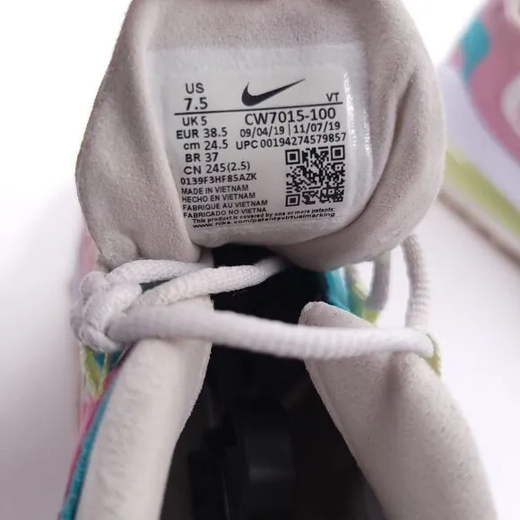 Nike Air Max 270 Womens 7.5 React Pastel Barely Volt Athletic Shoes CW7015 100