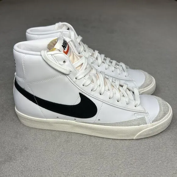 Nike Blazer Mid '77 Vintage White Black CZ1055-100 Men's 10.5 Women's 12 Shoes