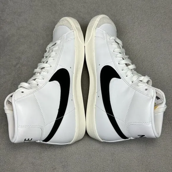 Nike Blazer Mid '77 Vintage White Black CZ1055-100 Men's 10.5 Women's 12 Shoes