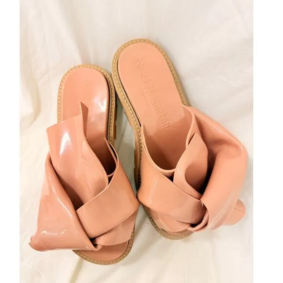 No. 21 X KARTELL Nude Knot Bow Slide Sandals EU 40 Streetwear Summer Vacation