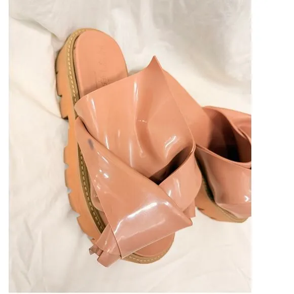 No. 21 X KARTELL Nude Knot Bow Slide Sandals EU 40 Streetwear Summer Vacation
