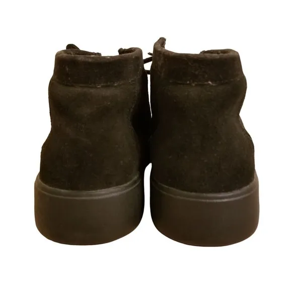 No Boundaries 9.5 Black Suede Leather Ankle Chukka Boots Shoes DUNDEE