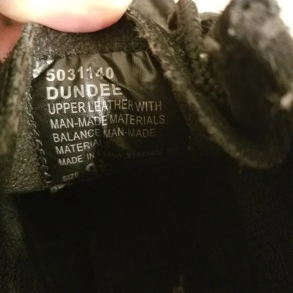 No Boundaries 9.5 Black Suede Leather Ankle Chukka Boots Shoes DUNDEE