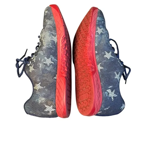 NOBULL Vintage American Flag Shoes (men 7.5 women 9) Trainers Blue Red S2