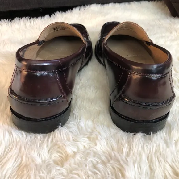 Nunn Bush Men’s Brown Leather Penny Loafer Slip On Size 9.5