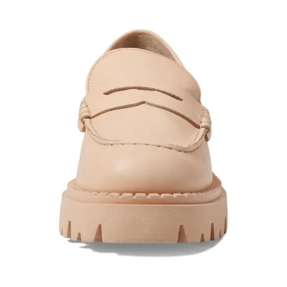 NWOB Free People Lyra Lug Sole Loafers Cantalope