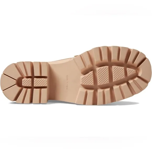 NWOB Free People Lyra Lug Sole Loafers Cantalope