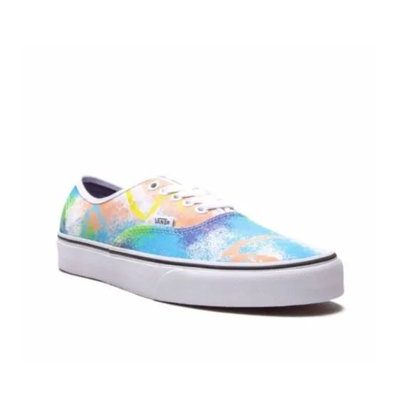 NWOB Vans Mens Authentic Retro Mart Low Top Canvas Multicolor Sneaker Sz 11